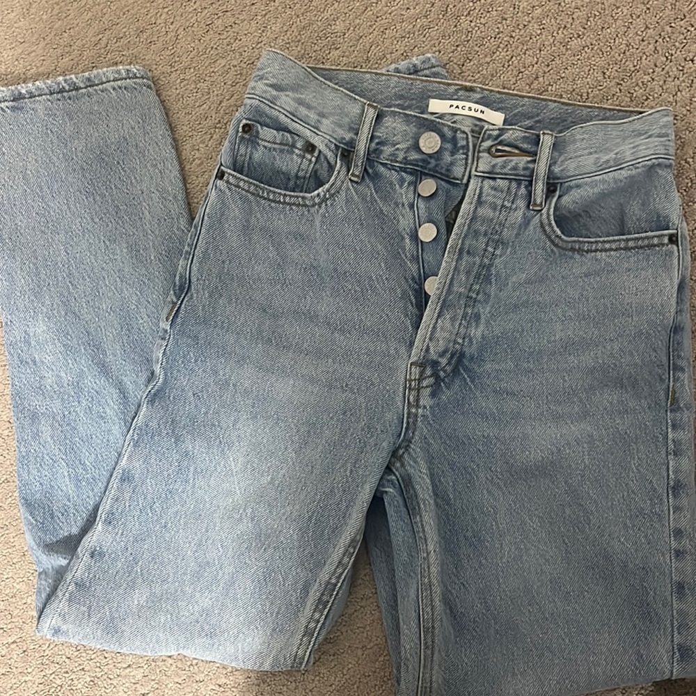 pacsun blue jeans-very lightly used-great condition-price is negotiable